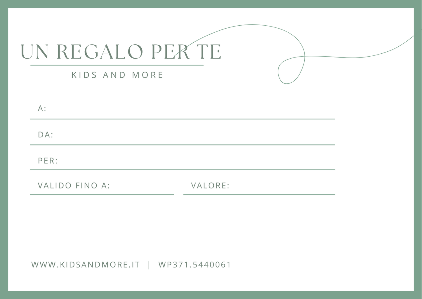 Gift Card Kids & More