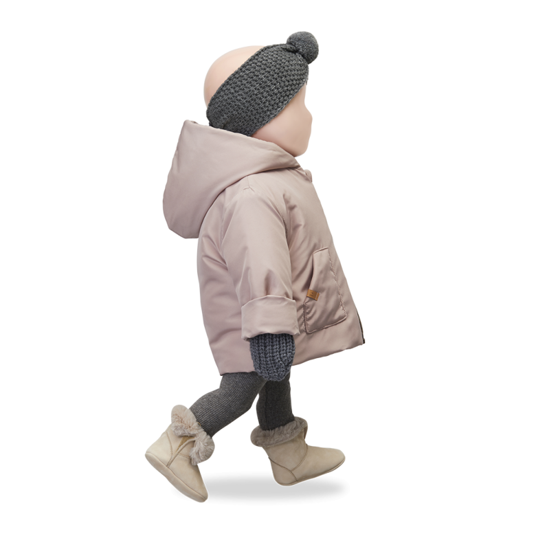 Outlet - Giacca imbottita bimba con cappuccio