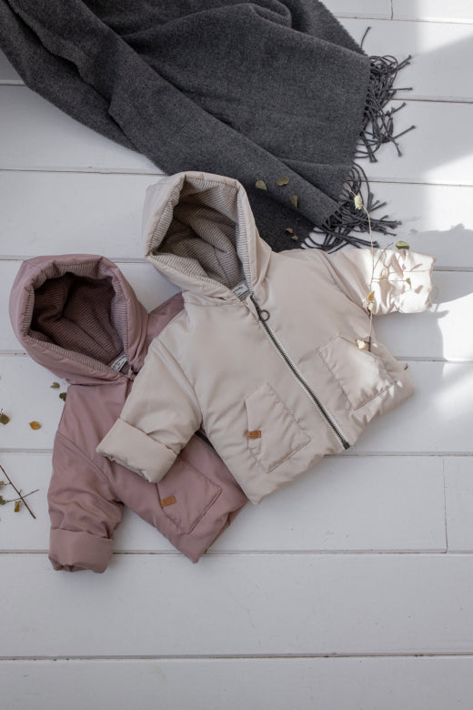 Outlet - Giacca imbottita bimba con cappuccio