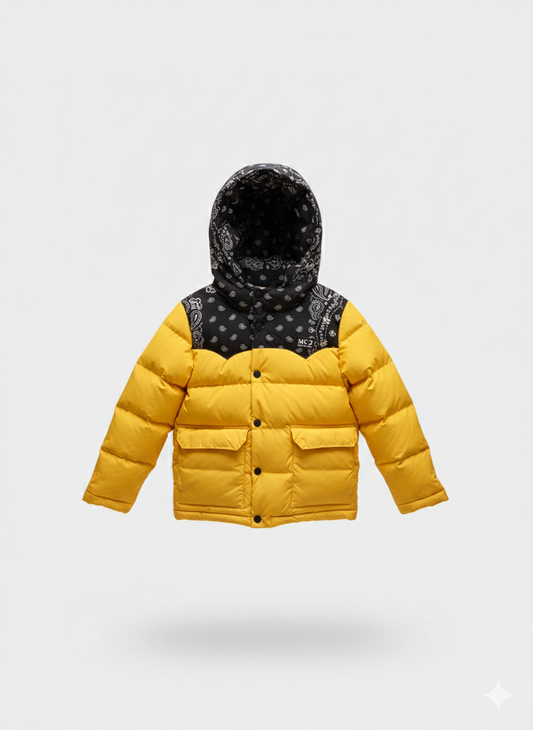 Outlet - Mc2 Saint Barth Giubbotto imbottito fantasia bandana bimbo