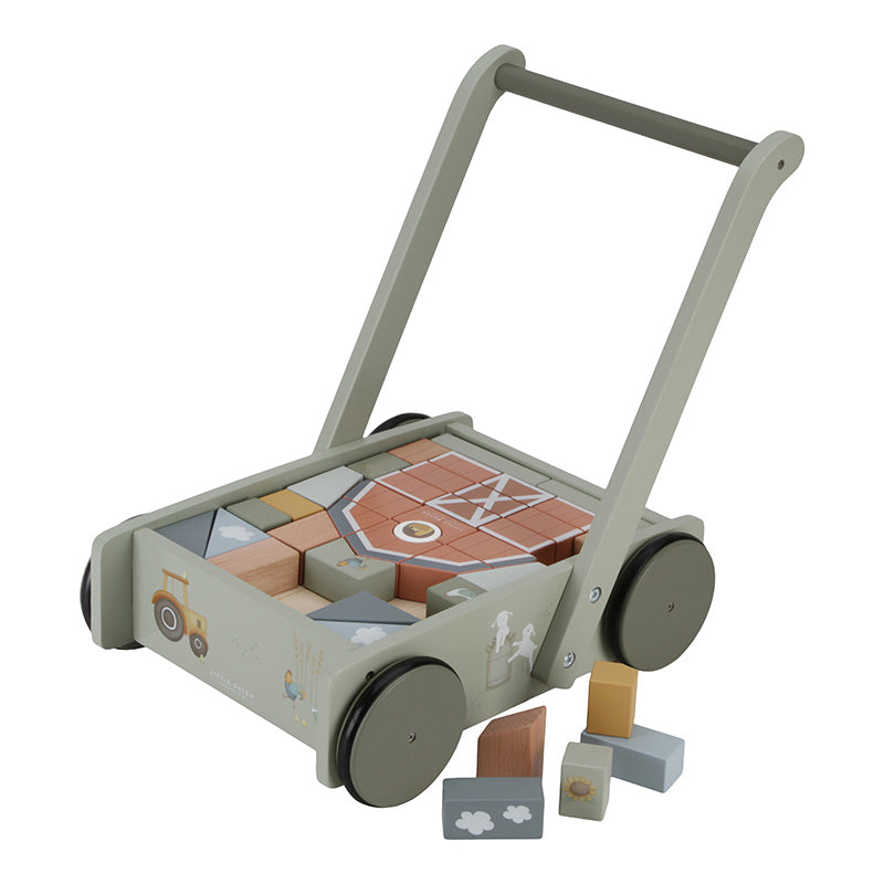 Trolley primi passi con mega block Little Farm