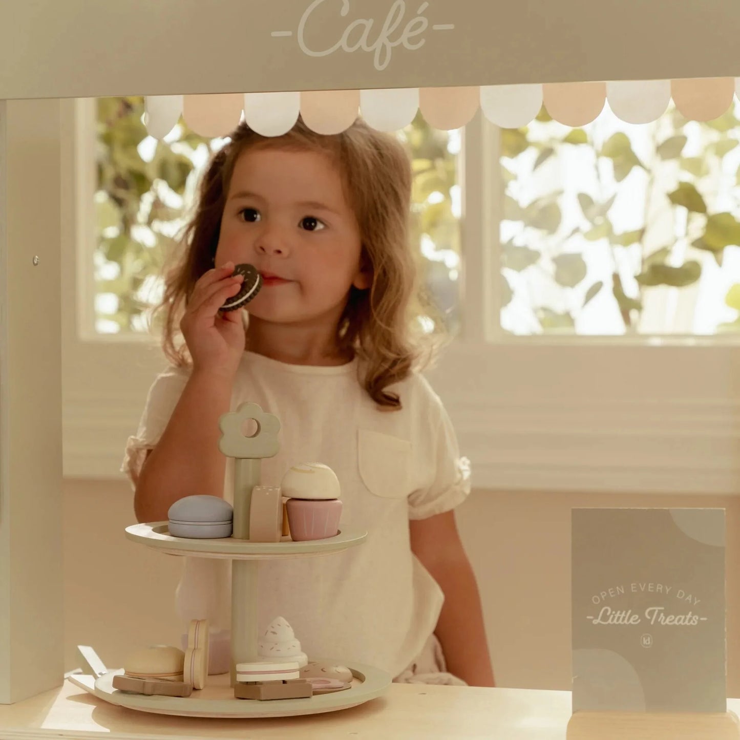 Alzatina dolci Little Dutch in legno con accessori