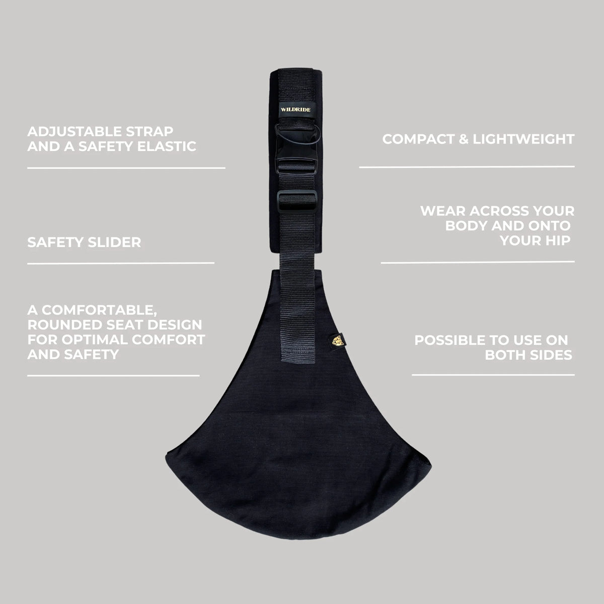 Wildride - Marsupio Laterale Ergonomico per Bambini